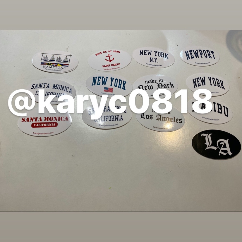 Brandy Melville Oval Sticker YOU CHOOSE!!